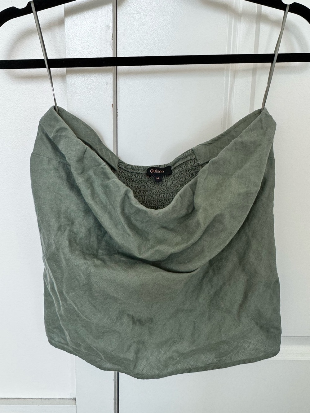 Women's Olive Green Tube top - quince